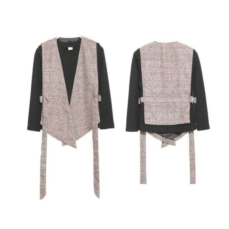 Teenager-Mädchen Kleidung Set Kids Trainingsanzug für Mädchen Mode Anzug Schuluniform Plaid Mädchen Kleidung Frühling 3pcs Kinderkleidung