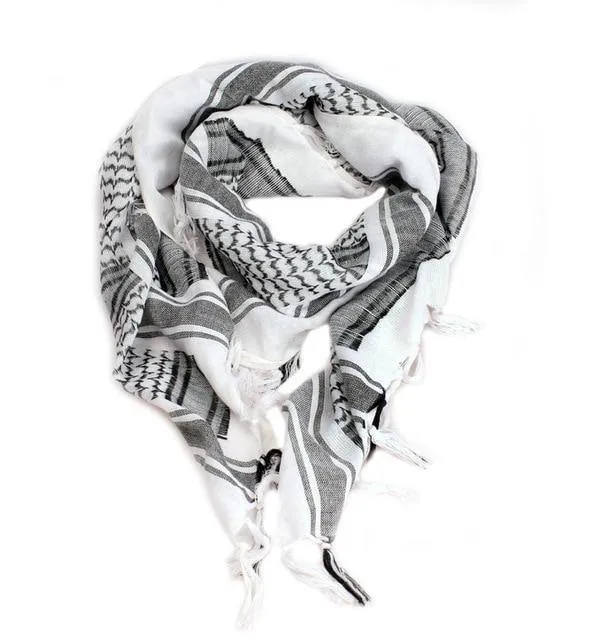 Schals Herren Winter Military Keffiyeh Windproof Schal Hijab Shemagh Tactical Desert Square Wargame