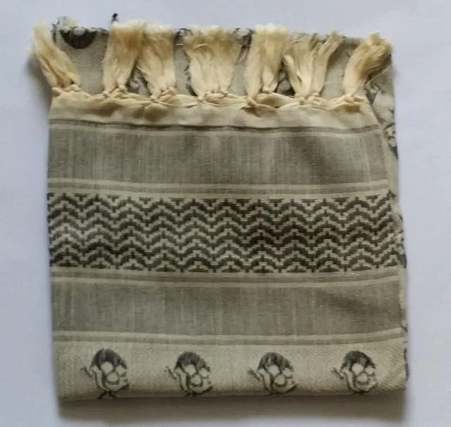Schals Herren Winter Military Keffiyeh Windproof Schal Hijab Shemagh Tactical Desert Square Wargame