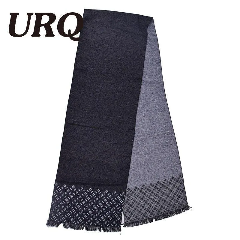 Man Checked Winter Scarves Fashion Style Long Kaschmirschal Soft Warm Wraps Casual Style