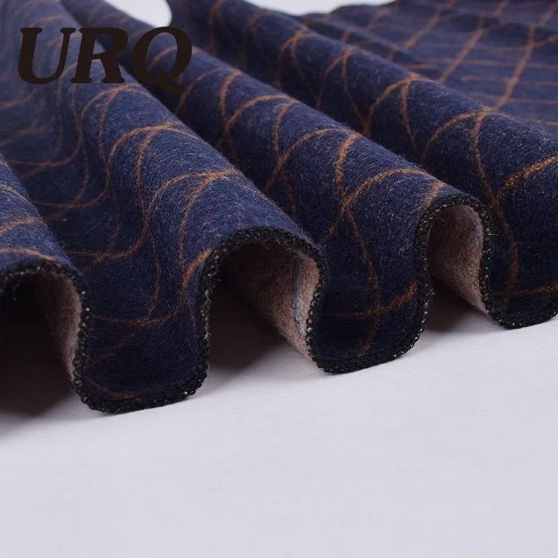 Man Checked Winter Scarves Fashion Style Long Kaschmirschal Soft Warm Wraps Casual Style
