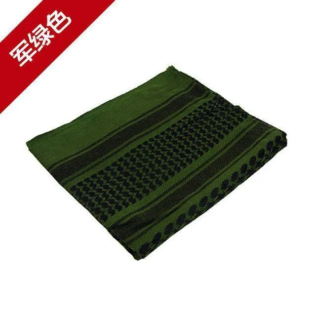 Baumwolle verdicken Multifunktions taktische Schal Mann Arabisch Keffiyeh Wrap Bandana Palästina Military Schals