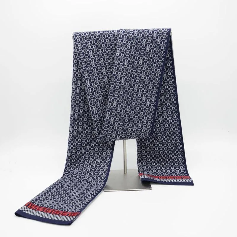 Männer Winter Baumwolle Schal Luxus Marke Design Schals Mode Designer Dicke Wraps Männer business
