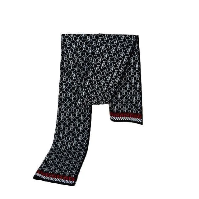 Männer Winter Baumwolle Schal Luxus Marke Design Schals Mode Designer Dicke Wraps Männer business