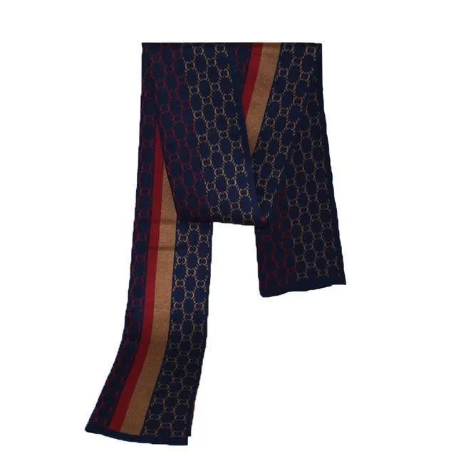 Männer Winter Baumwolle Schal Luxus Marke Design Schals Mode Designer Dicke Wraps Männer business