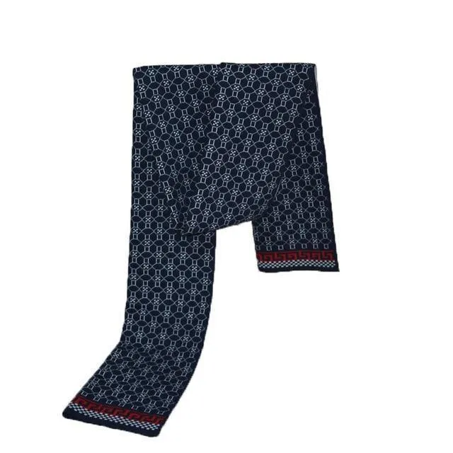 Männer Winter Baumwolle Schal Luxus Marke Design Schals Mode Designer Dicke Wraps Männer business