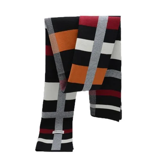 Männer Winter Baumwolle Schal Luxus Marke Design Schals Mode Designer Dicke Wraps Männer business
