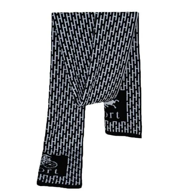 Männer Winter Baumwolle Schal Luxus Marke Design Schals Mode Designer Dicke Wraps Männer business