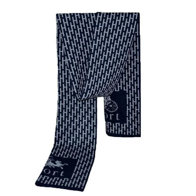 Männer Winter Baumwolle Schal Luxus Marke Design Schals Mode Designer Dicke Wraps Männer business