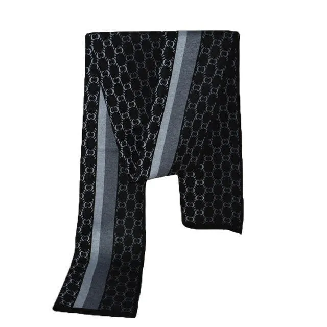 Männer Winter Baumwolle Schal Luxus Marke Design Schals Mode Designer Dicke Wraps Männer business