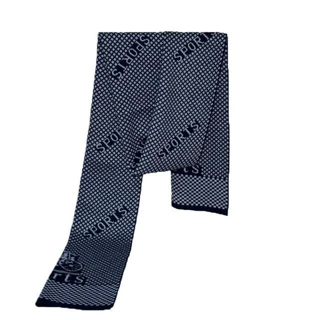 Männer Winter Baumwolle Schal Luxus Marke Design Schals Mode Designer Dicke Wraps Männer business