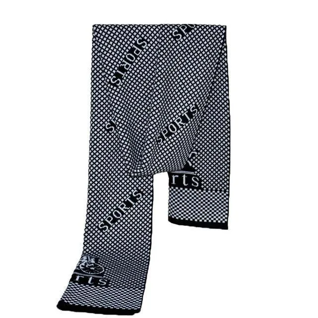 Männer Winter Baumwolle Schal Luxus Marke Design Schals Mode Designer Dicke Wraps Männer business