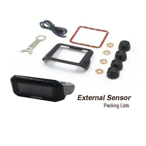 S600 Solar TPMS Reifendruckkontrollsystem Auto Windschutzscheibe Drahtloser Reifendruckalarm Externer/interner Sensor