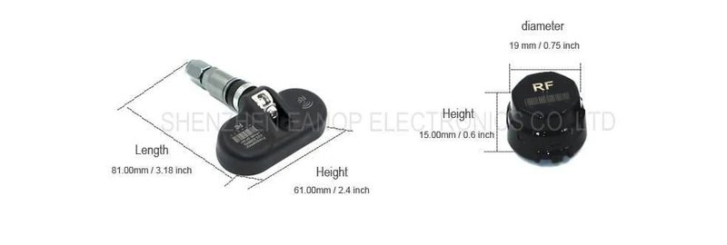 S600 Solar TPMS Reifendruckkontrollsystem Auto Windschutzscheibe Drahtloser Reifendruckalarm Externer/interner Sensor