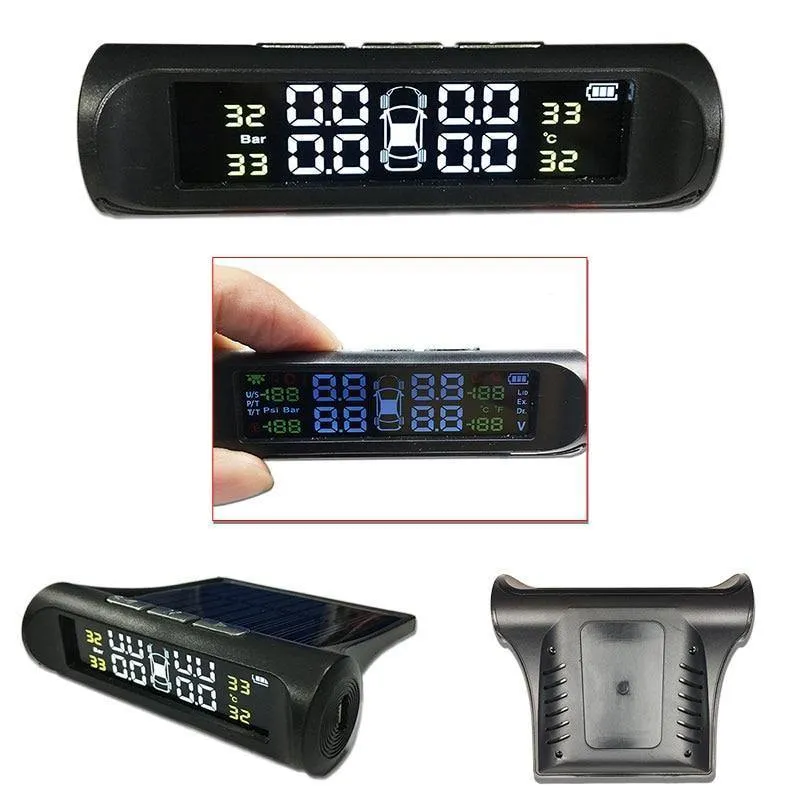 Reifendrucksensor-Alarmüberwachungssystem Interner / externer Reifentemperatursensor Drahtloser Drucksensor