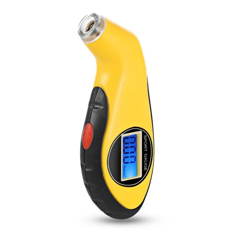 Auto-Auto-Messgerät-Tester, Diagnosetool für Fahrsicherheit, Reifendruckmessgerät, Manometer, Barometer, Tester, digitaler LCD-Reifen