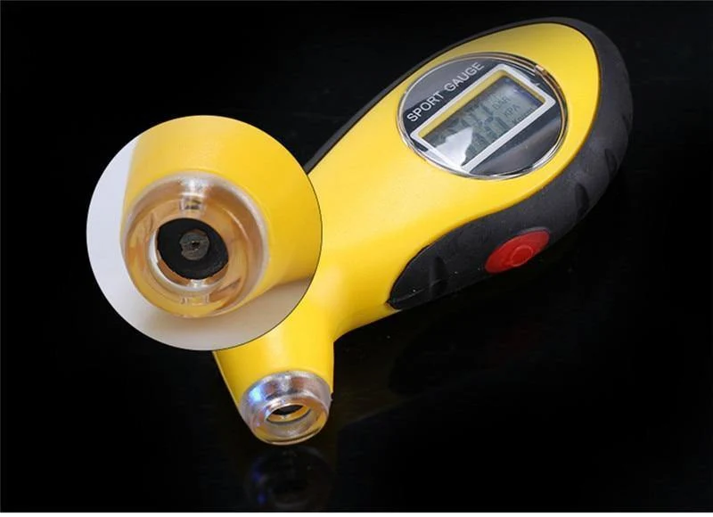Auto-Auto-Messgerät-Tester, Diagnosetool für Fahrsicherheit, Reifendruckmessgerät, Manometer, Barometer, Tester, digitaler LCD-Reifen