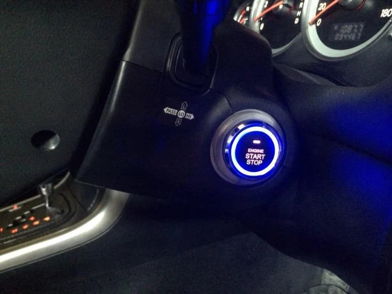 Universal Auto Motor Auto Alarm Push Start Taste RFID Schloss Zündung Starter Keyless Tpms Entry Start Stop Wegfahrsperre
