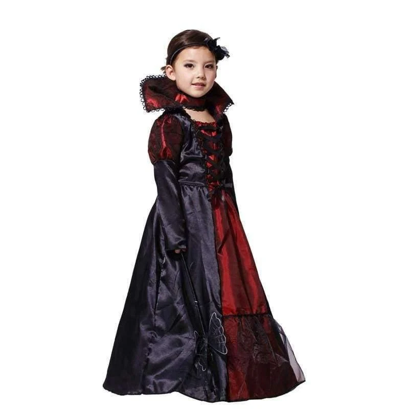 Gothic Anime Vampir Kostüm für Kinder Kostüme Halloween Karneval Kostüme für Kinder Party Cosplay Mädchen Hexe