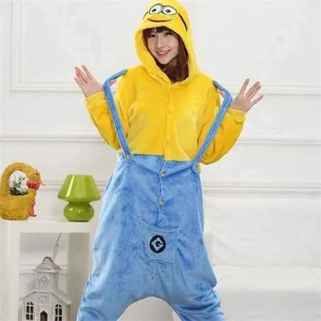Erwachsene / Kinder Winter Frau ganze Pyjamas Tiere Einhorn Kostüm Phantasie Tier Anime Cosplay Einteiler Overall Halloween Onesie
