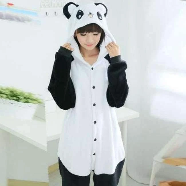 Erwachsene / Kinder Winter Frau ganze Pyjamas Tiere Einhorn Kostüm Phantasie Tier Anime Cosplay Einteiler Overall Halloween Onesie