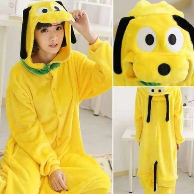Erwachsene / Kinder Winter Frau ganze Pyjamas Tiere Einhorn Kostüm Phantasie Tier Anime Cosplay Einteiler Overall Halloween Onesie