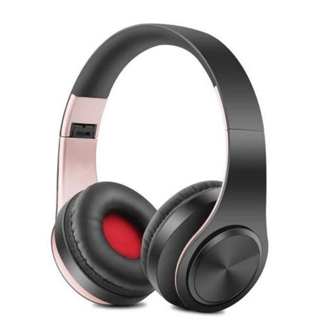 Kabellose Bluetooth-Kopfhörer, Headset, Stereo-Kopfhörer, Ohrhörer mit Mikrofon/TF-Karte für Handy-Musik