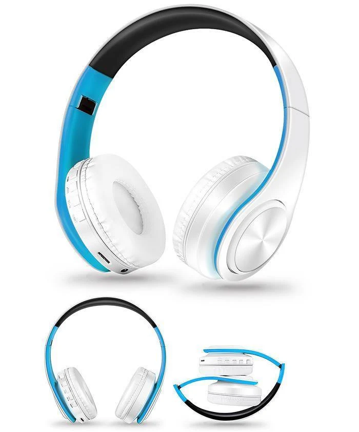 Kabellose Bluetooth-Kopfhörer, Headset, Stereo-Kopfhörer, Ohrhörer mit Mikrofon/TF-Karte für Handy-Musik