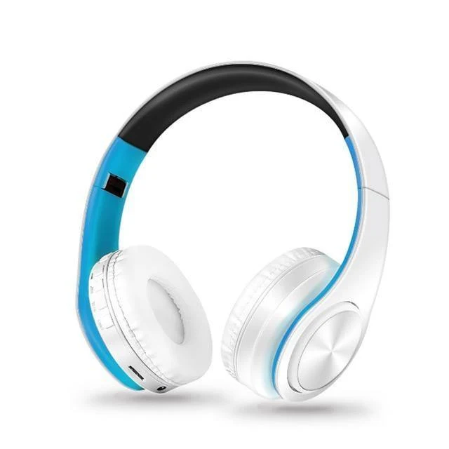 Kabellose Bluetooth-Kopfhörer, Headset, Stereo-Kopfhörer, Ohrhörer mit Mikrofon/TF-Karte für Handy-Musik