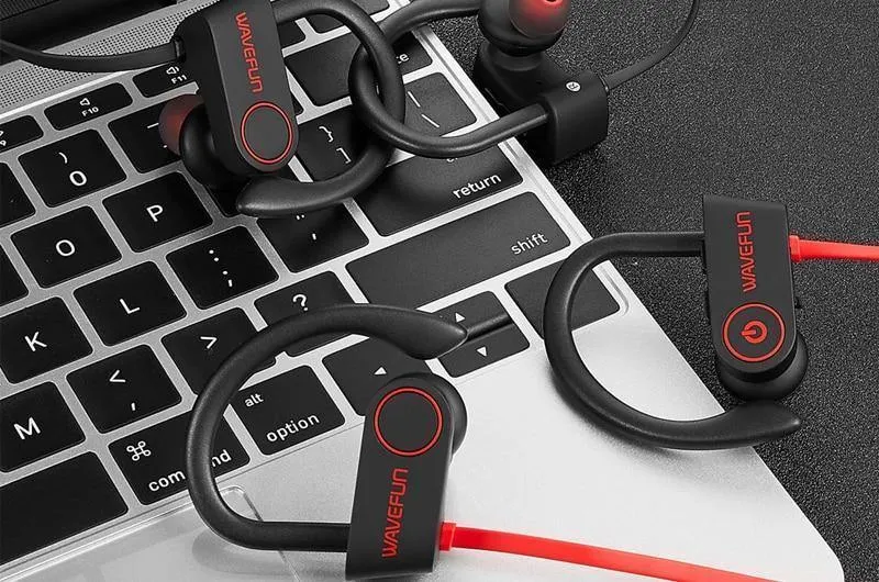 Bluetooth Kopfhörer IPX7 wasserdichter drahtloser Kopfhörer sports Bass-Bluetooth-Kopfhörer mit mic für Telefon iPhone xiaomi