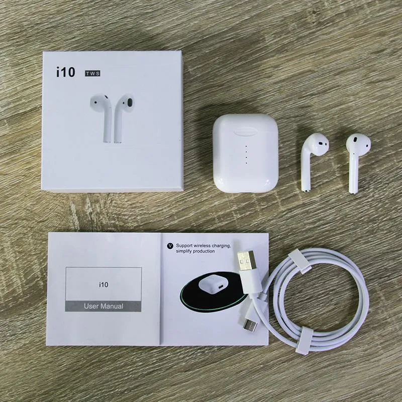 Kopfhörer Mini Tws i10 Kopfhörer Neueste Bt 5.0 True Wireless Earbuds 4 Stunden lange Arbeitsspielzeit