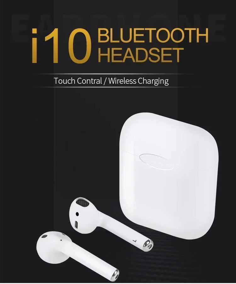 Kopfhörer Mini Tws i10 Kopfhörer Neueste Bt 5.0 True Wireless Earbuds 4 Stunden lange Arbeitsspielzeit
