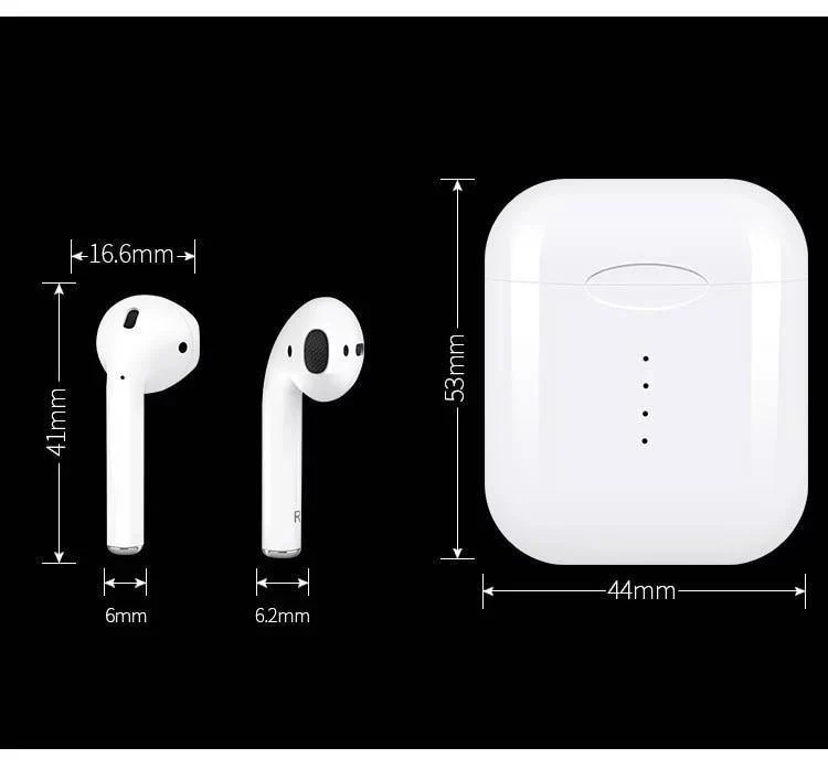 Kopfhörer Mini Tws i10 Kopfhörer Neueste Bt 5.0 True Wireless Earbuds 4 Stunden lange Arbeitsspielzeit