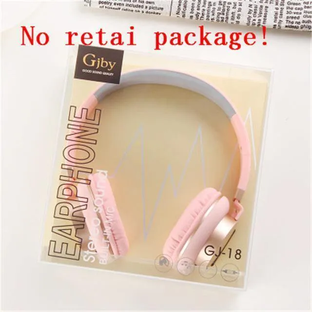 Kabelgebundene Kopfhörer mit Mikrofon, tragbar, faltbar, On-Ear-Headset mit Mikrofon für Telefone, Xiaomi, PC, MP3, Mädchen