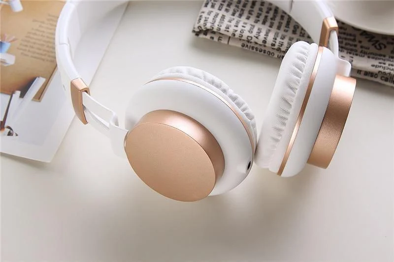 Kabelgebundene Kopfhörer mit Mikrofon, tragbar, faltbar, On-Ear-Headset mit Mikrofon für Telefone, Xiaomi, PC, MP3, Mädchen