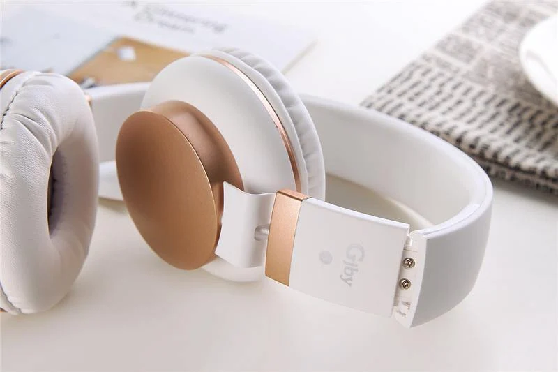Kabelgebundene Kopfhörer mit Mikrofon, tragbar, faltbar, On-Ear-Headset mit Mikrofon für Telefone, Xiaomi, PC, MP3, Mädchen