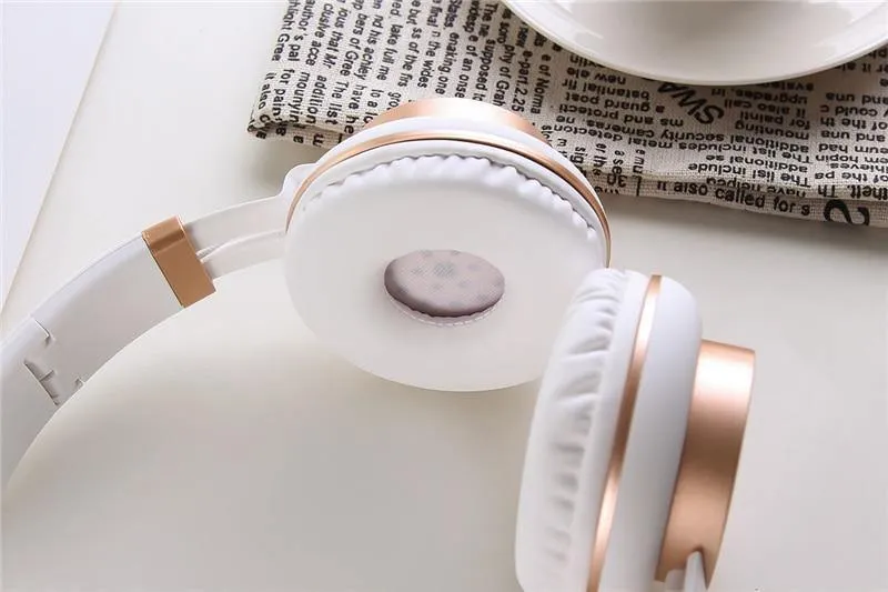 Kabelgebundene Kopfhörer mit Mikrofon, tragbar, faltbar, On-Ear-Headset mit Mikrofon für Telefone, Xiaomi, PC, MP3, Mädchen