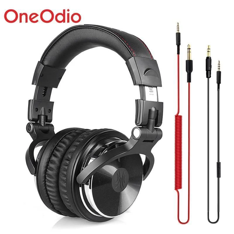 Professionelle Studio Kopfhörer DJ Stereo Kopfhörer Studio Monitor Gaming Headset 3.5mm 6.3mm Kabel Für Xiaomi Phones PC