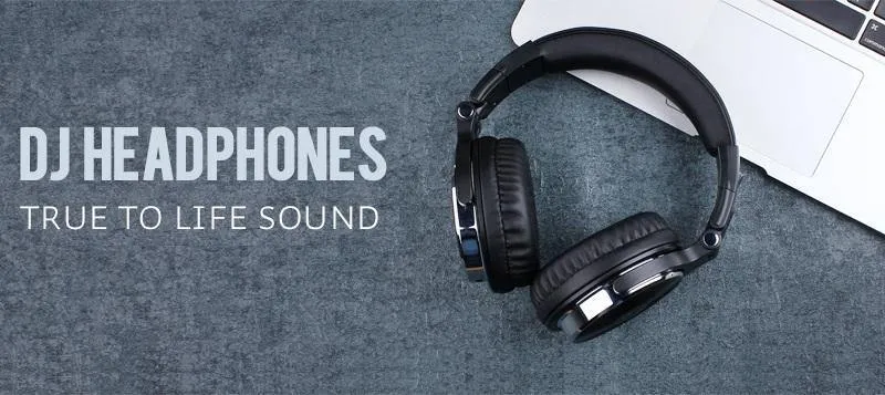 Professionelle Studio Kopfhörer DJ Stereo Kopfhörer Studio Monitor Gaming Headset 3.5mm 6.3mm Kabel Für Xiaomi Phones PC