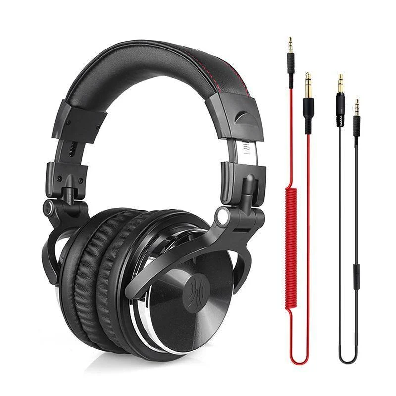 Professionelle Studio Kopfhörer DJ Stereo Kopfhörer Studio Monitor Gaming Headset 3.5mm 6.3mm Kabel Für Xiaomi Phones PC