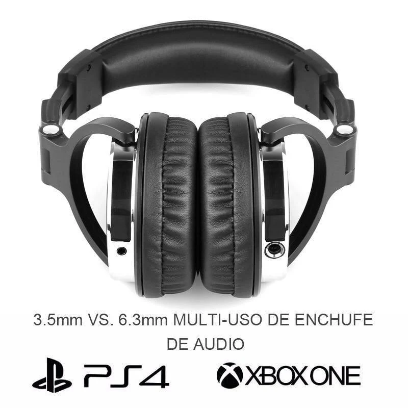 Professionelle Studio Kopfhörer DJ Stereo Kopfhörer Studio Monitor Gaming Headset 3.5mm 6.3mm Kabel Für Xiaomi Phones PC