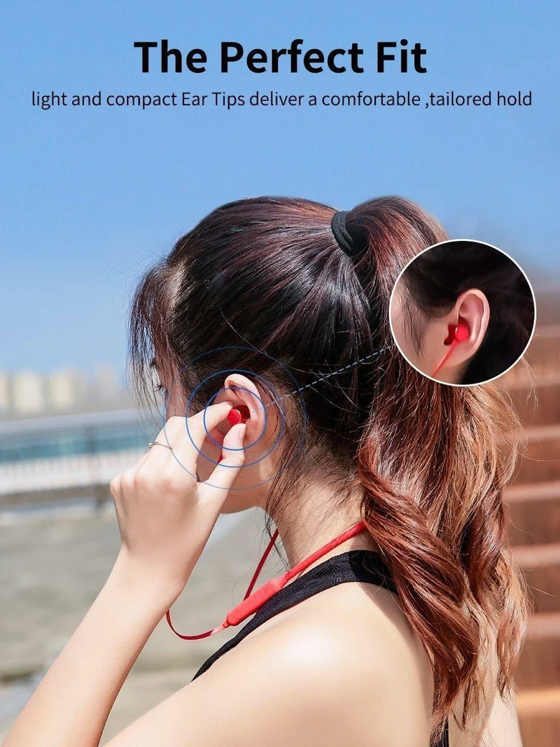 Drahtlose Kopfhörer IPX5 Wasserdicht Sport Bluetooth Kopfhörer mit Mic Bass Bluetooth Kopfhörer