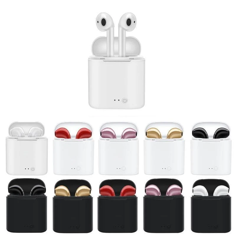 Mini I7S Bluetooth-Kopfhörer TWS-Funkkopfhörer Air Pods In Ear Earbuds Sport-Headset Stereo Für Apple iPhone Xiaomi