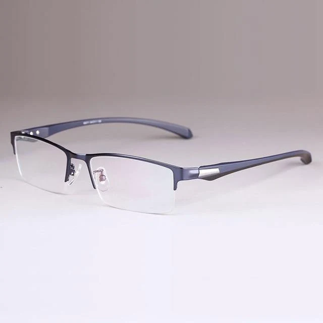 Brillengestell für Herren Eyewear Flexible Tempel Beine IP Galvanik Legierungsmaterial, Vollrand und Halbrand