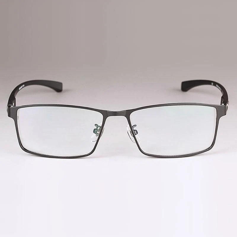 Brillengestell für Herren Eyewear Flexible Tempel Beine IP Galvanik Legierungsmaterial, Vollrand und Halbrand
