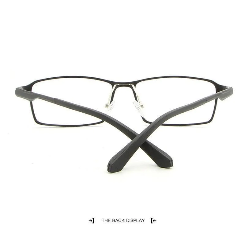 TR90 17g Leichter Brillenrahmen Myopia Hyperopia Korrektionsbrillen Rahmen Lesen Klarglasrahmen Herren