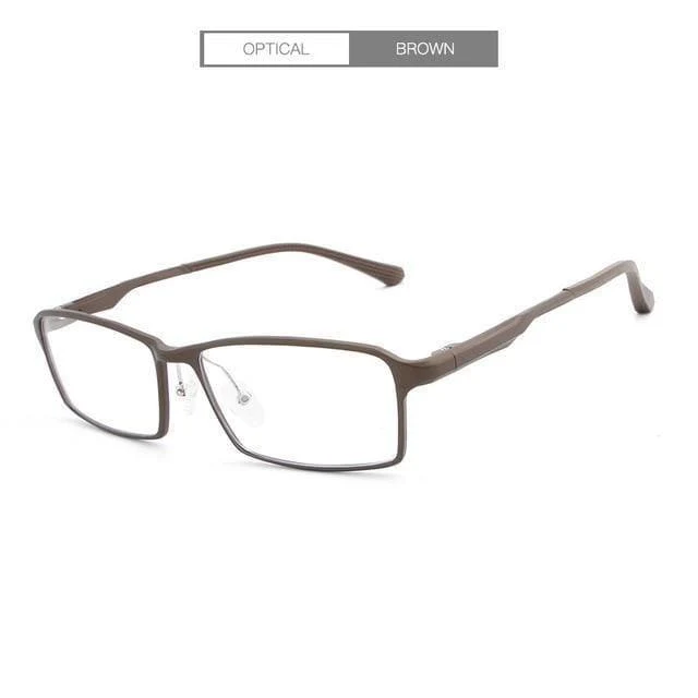 TR90 17g Leichter Brillenrahmen Myopia Hyperopia Korrektionsbrillen Rahmen Lesen Klarglasrahmen Herren