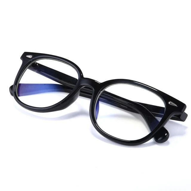 Computer Brille Männer Frauen Anti Blue Light Brillen Rahmen transparente Linse Männer Grad