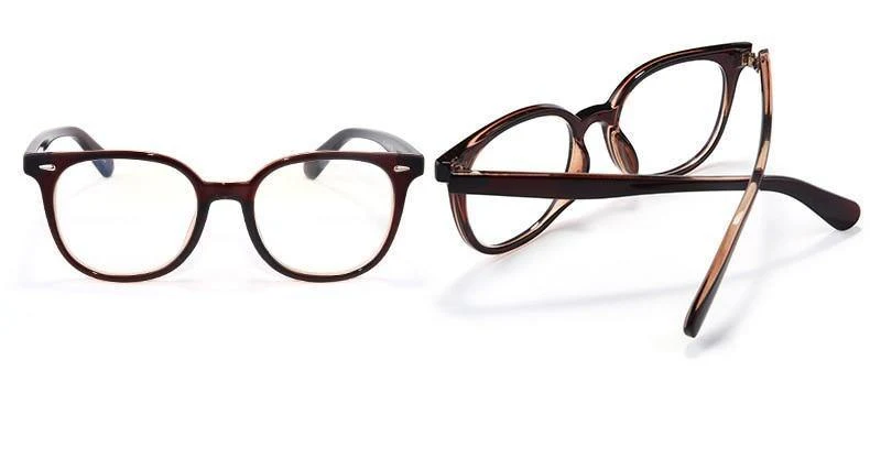 Computer Brille Männer Frauen Anti Blue Light Brillen Rahmen transparente Linse Männer Grad