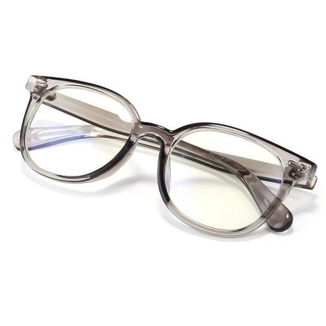 Computer Brille Männer Frauen Anti Blue Light Brillen Rahmen transparente Linse Männer Grad